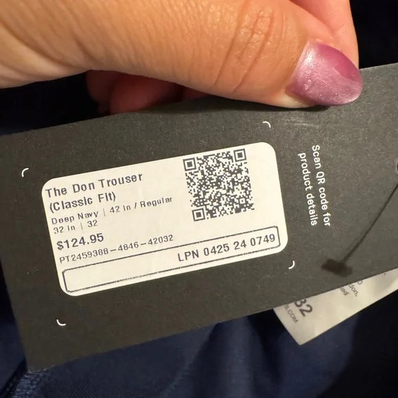 Fabletics The Don Trouser (Classic Fit) 42x32 - Picture 6 of 6